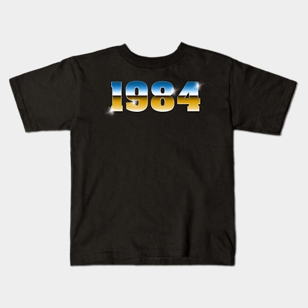 1984 Kids T-Shirt by RickTurner